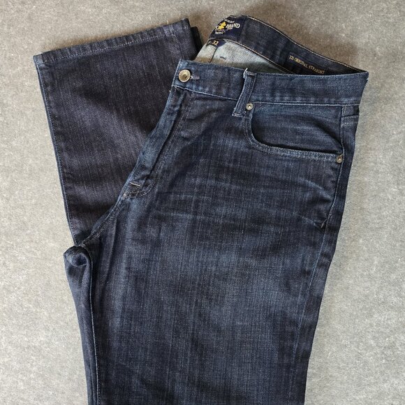 Lucky Brand Jeans 221 Original Straight Dark Denim Size 38 x 32 - Picture 7 of 11